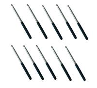 MWAHJU 20pcs Professional Belly Dance Isis Wings Telescopic Rods Stainless Steel Portable Sticks for 23-100cm Length pour Danse