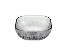 MWAHJU Bol en verre carré simplicité moderne couleur unie récipient alimentaire domestique fruits yaourt légumes salade glaces bols à Dessert Pour Boissons Salades(Grey Large)