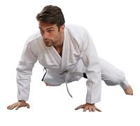 MWAHJU Costumes de Judo, Costume Jujitsu BJJ Gi, Taille Adulte, Uniforme Kimono d'arts Martiaux, grappin for Le pour Adultes(White,180CM)