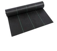 MWAHJU Couverture de Tissu Sol 5 à 20M, Tapis contrôle des Mauvaises Herbes for Arbres fruitiers, PE, Paysage, Culture légumes pour Aménagement Paysager(5M)