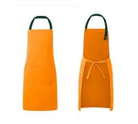 MWAHJU Kitchen Apron Polyester Plain Mandiles for Man Women Restaurant Bar Waiters Chefs Cleaning Bibs Nail Salon Aprons Pour Cuisine(Color 5)