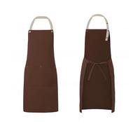 MWAHJU Kitchen Apron Polyester Plain Mandiles for Man Women Restaurant Bar Waiters Chefs Cleaning Bibs Nail Salon Aprons Pour Cuisine(Color 2)