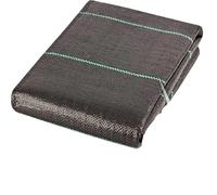 MWAHJU Lot de 2 Tissus Anti-Mauvaises Herbes très résistants, tissés for Lutter Contre Les Mauvaises, Tapis Sol en Caoutchouc antidérapants for l'extérieur pour Aménagement Paysager(1m x 15m)