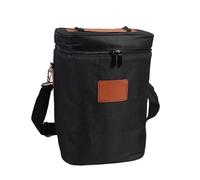 MWAHJU Sac Isotherme for Bouteille de vin, Sac for 4 Bouteilles, fourre-Tout for bière, Voyage Portable for fête en Plein air pour FêTe(Black)