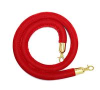 MWAYOYTE Corde de barrière en Velours, Ceinture de barrière de File d'attente en Corde,Cordon de Corde en Velours pour Poteau de Poteau, contrôle des foules de fête, séparateur d'obstacles de Ligne