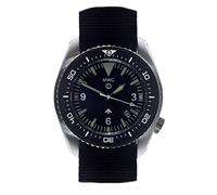 MWC 500 m Automatique Acier Noir Dataire Tissu NATO Montre Diver Homme, Bracelet