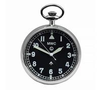 MWC General Service Automatique Acier Noir Militaire Montre Poche Homme, Noir