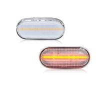 MWCMAMBG Clignotants Dynamiques 2X LED Marqueur Latéral Dynamique Clignotant Indicateur Pour Bora Pour Golf 3 4 MK4 Pour Jette Lupo Pour Passat Z2 3BG Polo SB6 Ibiza T5(Clean NO Dynamic)