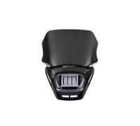 MWCMAMBG Plaque Phare Phare Avant LED Pour Moto Tout-terrain, Compatible Avec La Plupart Des Accessoires De Motocross(Le noir)