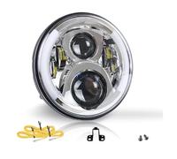 MWCMAMBG Plaque Phare Phares À LED 7 Pouces Commutation Haute/basse Avec Clignotant Et Fonction DRL Pour VTR250 Pour CB1100 Pour CB750 Pour CB400SF(A)