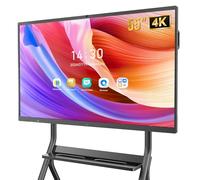 MWE 55 Pouces 4K UHD Interactif Électronique White Board, 8+64 GB, Microphone Intégrée, Caméra Ultra Haute Définition, Convient pour Le Bureau, L'éducation, La Maison