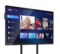 MWE 55 Pouces 4K UHD Interactif Électronique White Board, 8+64GB, Microphone Intégrée, Caméra Ultra Haute Définition, Support WiFi, HDMI, Bluetooth