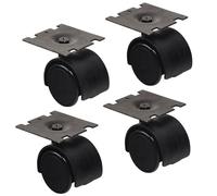MWEDP Pour Rexair Rainbow Vacuum 40 mm Dolly Roulette / Plaque Assemblée Compatible avec Rainbow Vacuum D4 D4C SE E E2 Series Roulette pour Dolly (lot de 4)