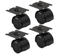 MWEDP Pour Rexair Rainbow Vacuum 40 mm Dolly Roulette / Plaque Assemblée Compatible avec Rainbow Vacuum D4 D4C SE E E2 Series Roulette pour Dolly (lot de 4)