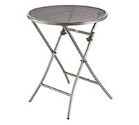 MWH Cafe Latte, métal, Gris Fer 60 x 60 x 72 cm, Table 879012