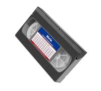 Mwin Nettoyant de tête VHS pour lecteurs VHS/VCR, Ruban de Nettoyage de tête vidéo réutilisable, Technologie sèche - Aucun Liquide requis