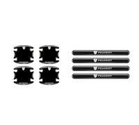 MWJTWO Protège-Poignée de Porte Voiture pour Peugeot e-LEGEND Concept 2018-2018,Kit Protège-Poignées Auto Prévention Rayures et Chocs pour Véhicules Résistant Facile à Installer,Carbon fiber