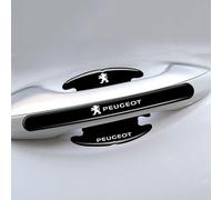 MWJTWO Protège-Poignée de Porte Voiture pour Peugeot e-LEGEND Concept 2018-2018,Kit Protège-Poignées Auto Prévention Rayures et Chocs pour Véhicules Résistant Facile à Installer,Black