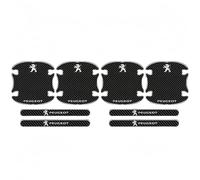 MWJTWO Protège-Poignée de Porte Voiture pour Peugeot Rifter 4x4 Concept 2018-2023,Kit Protège-Poignées Auto Prévention Rayures et Chocs pour Véhicules Résistant Facile à Installer,Carbon fiber