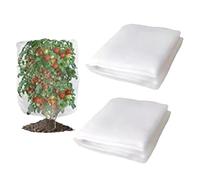 Mwkbbn Fruit Tree Ne, Fermeture éclair, 60 x 80 cm, Housse en Maille pour, Protection des Cultures de Jardin, Cordon de Serrage, pour Serre, Culture, Jardin, clôture, Treillis, extérieur