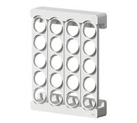 Mwkbbn Organiseur de dosettes de café, support de rangement pour comptoir, support peu encombrant, design flexible, grande capacité, 32 x 24,5 x 4,2 cm, pour cuisines, bars à café