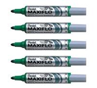 Pentel Marqueur pour tableau blanc Maxiflo Green Label Pointe conique large Vert