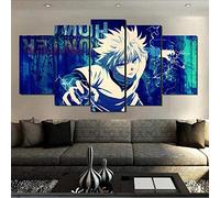 MWMMWLH Impressions sur Toile 5 Pièces Affiche du Chasseur Anime X Hunter Mur Moderne Oeuvre Décor À La Maison Salon (sans Cadre) Taille B