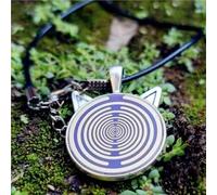 MWO Polarizing Disk, Multi Wave Oscillator Coil, Magnetic Field Antenna Pendant, MWO Polarizing Disc, 2.5cm Diameter Disc, Strap Length Approximately 50cm Adjustable, For Meditation(A)