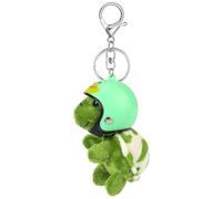 MWOOT Mignon Porte clés Peluche douce Tortue Pendentif Porte clés Personnalisé Voiture Porte clé Sac à dos Sac à main Charmes Cadeau pour femmes et filles, Vert