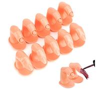 MWOOT Practice Fake Finger for Manicure Nail Art Training, 10 Pcs Nail Fingers Model