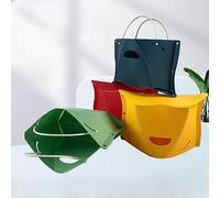 mwpqbd Tabouret pliant + sac à main pour pratique de croquis, en plein air, voyage, camping, tabouret de file d'attente, tabouret portable ultra fin, tabouret de shopping sac à main vert (avec