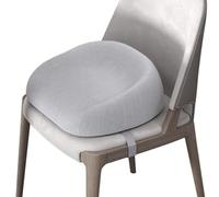 Mwqpgyh 35 x 38 cm - Rehausseur de siège pour enfant - Coussin rehausseur portable - En coton - Pour bébé et enfant - Avec sangles réglables et sol antidérapant - Siège booster en coton
