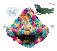 Mwqpgyh Balançoire douce en forme de dragon barbu pour lézards, serpents, caméléons, perroquets, geckos