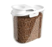 Mwqpgyh Boîte pour Nourriture de Chien | Récipients pour Croquettes avec Couvercles Étanches,Bac Organisateur 2L Avec Couvercle Pour Garde-Manger Snacks Friandises Pour Chat Riz Céréales