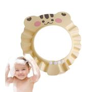 Mwqpgyh Bonnet de bain pour tout-petit, joli chapeau de douche imperméable pour, bonnet de lavage des cheveux doux, visière de protection auditive pour la sécurité de la salle de bain des