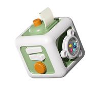 Mwqpgyh Cube Occupé,Cube Occupé - Activités occupé | Fidget Board - pour bébés, d'activité, Jouet de Voyage pour Les Tout-Petits de Plus de 2 Ans