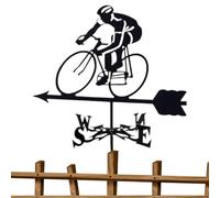 Mwqpgyh Girouettes pour cour - Girouette pour cyclistes - Indicateur de direction - Outils de mesure - Décoration pour toit, cour, patio, cour, pelouse, ferme, clôture, garage
