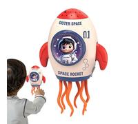Mwqpgyh Jouet d'éveil | Jouets de fusée animés | Poupée lumineuse musicale pour festival, maison, vacances, intérieur, table, événement, fête de famille, à partir de 3 ans, enfants filles