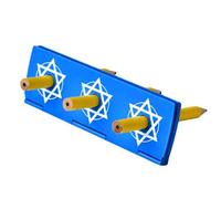 Mwqpgyh Jouet Magique pour Tout-Petit,Pen Penetring Magic Toy avec 3 Trous - Classic Coin Magic Tricks Magic Illusions Gimmick Magic Props for Performance Favors