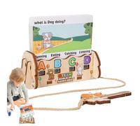 Mwqpgyh Jouets d'apprentissage pour Tout-Petits - Jeu de Logique pour Tout-Petits,Jeu De Logique D'Orthographe De Mots | pour Élèves du Primaire en Classe Et en École À La Maison avec Programme