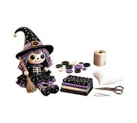 Mwqpgyh Kit De Pour Poupée Set Quilting Créatif Squelette Halloween
