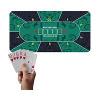 Mwqpgyh Nappe de, Dessus de Table de Poker | Grand Tapis de Table de Jeu 120x60cm,Couvertures de Table de Cartes antidérapantes, Tapis de Table de Poker pour Texas Holdem Poker, Jeux de Cartes