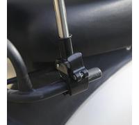 Mwqpgyh Support De Drapeau pour Moto - Mât Télescopique Réglable en Acier Inoxydable de 1,3 m | Support De Fixation pour Hampe | pour Route, Extérieur, Vélo de Montagne, Voyage, Tourisme, Bagages,
