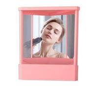 Mwqpgyh True Mirror - Miroir Non inversé pour Voir Le Vrai Vous - Image réelle - Miroir Non inversé - 14 x 17 cm - Miroir Non inversé pour Une Image réelle