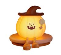 Mwqpgyh Veilleuse Halloween - Lumineuse | Lampe Tactile Réglable avec Minuterie d'Arrêt Automatique pour l'Automne les la Maison la Chambre de Bébé le Lit le Sommeil le Bureau