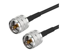 Mwrf Source PL259 mâle vers PL259 mâle RG58 Jumper câble 10 inches