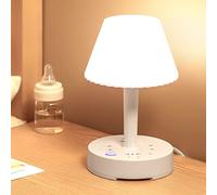 Mwrode Lampe De Table De Chevet Prise De Conversion Multifonctionnelle Lampe De Bureau Lampe De Table De Chevet Multiprise pour Ordinateur De Dortoir CN 110 à 250V(Blanc)