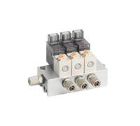 MWSQQGKCF Électrovanne pneumatique Miniature 12V 24V 220V, Combinaison de Pression Positive et négative, Utilisation de vannes NC 2/3 Voies(5F,101-110V-6)