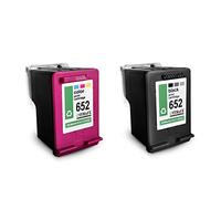 MWT Cartouche d'encre compatible avec HP 652 DeskJet Ink Advantage 4535 remplace 652C CMY Color
