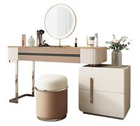 MWUCAIXIA Bancs de coiffeuse pour chambre à coucher, moderne et simple, petite maison de rangement, commode intégrée